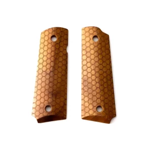 Chronicle 1911 Laser Engraved Wooden Grip - Honeycomb Pattern