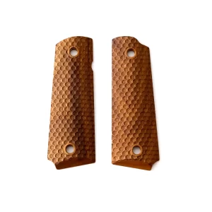 Chronicle 1911 Laser Engraved Wooden Grip - Small Circle Pattern